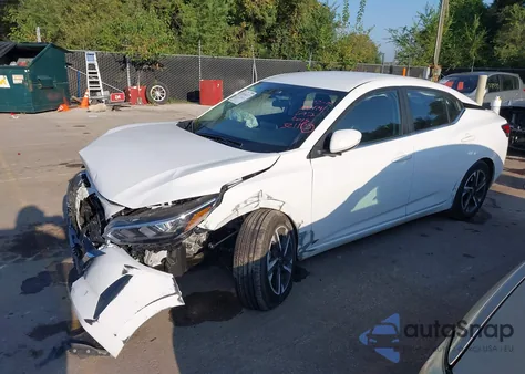 2025 Nissan Sentra Sv из США, поврежденный, VIN 3N1AB8CV1SY321125